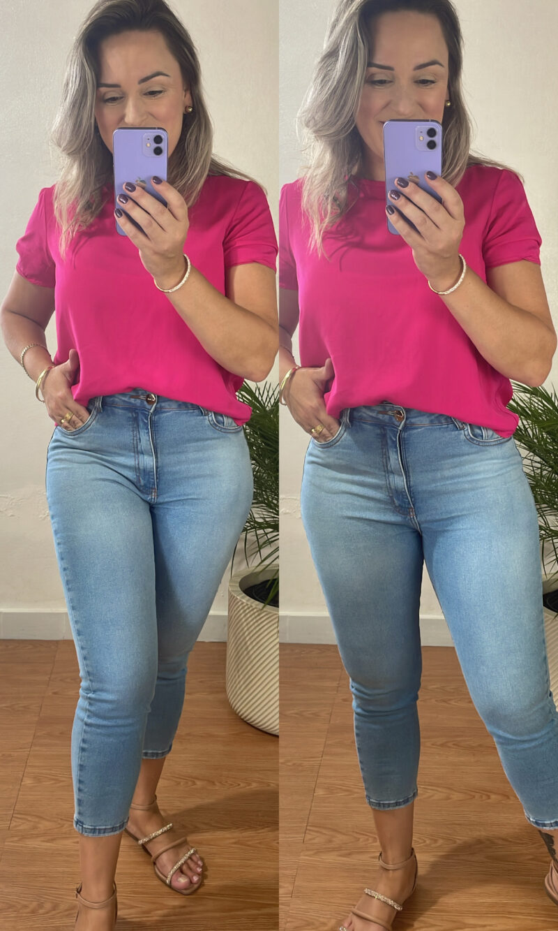 calça jeans cropped