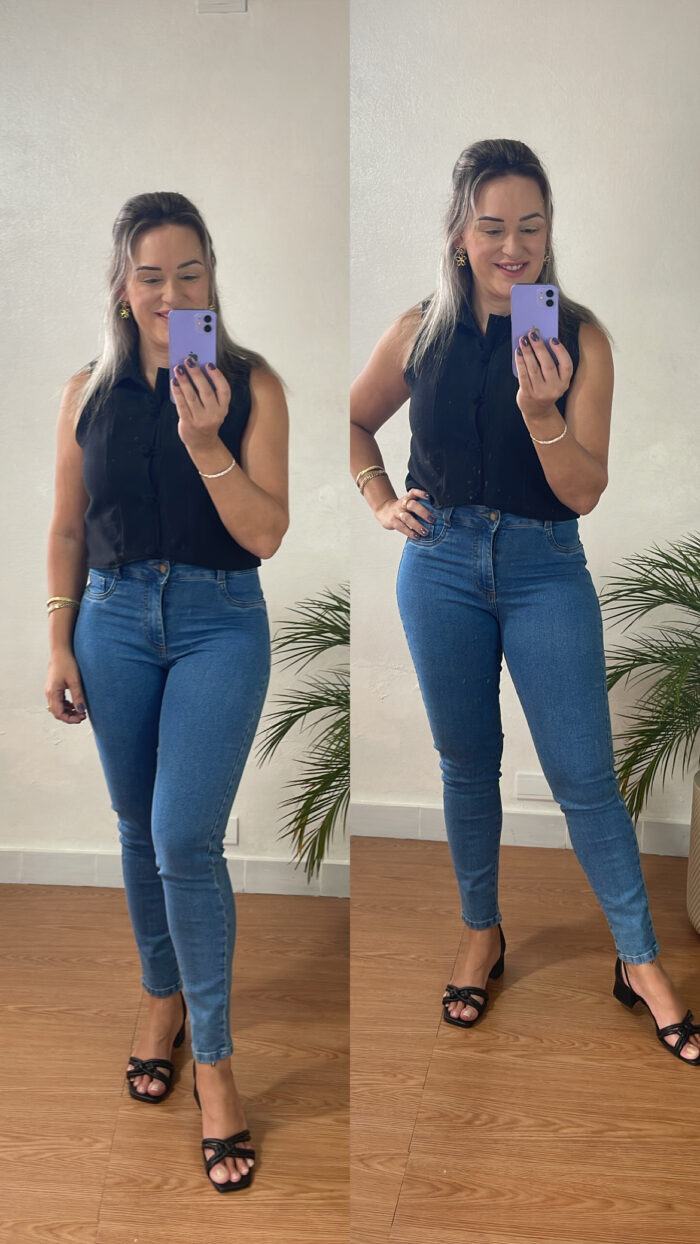 calça jeans cropped