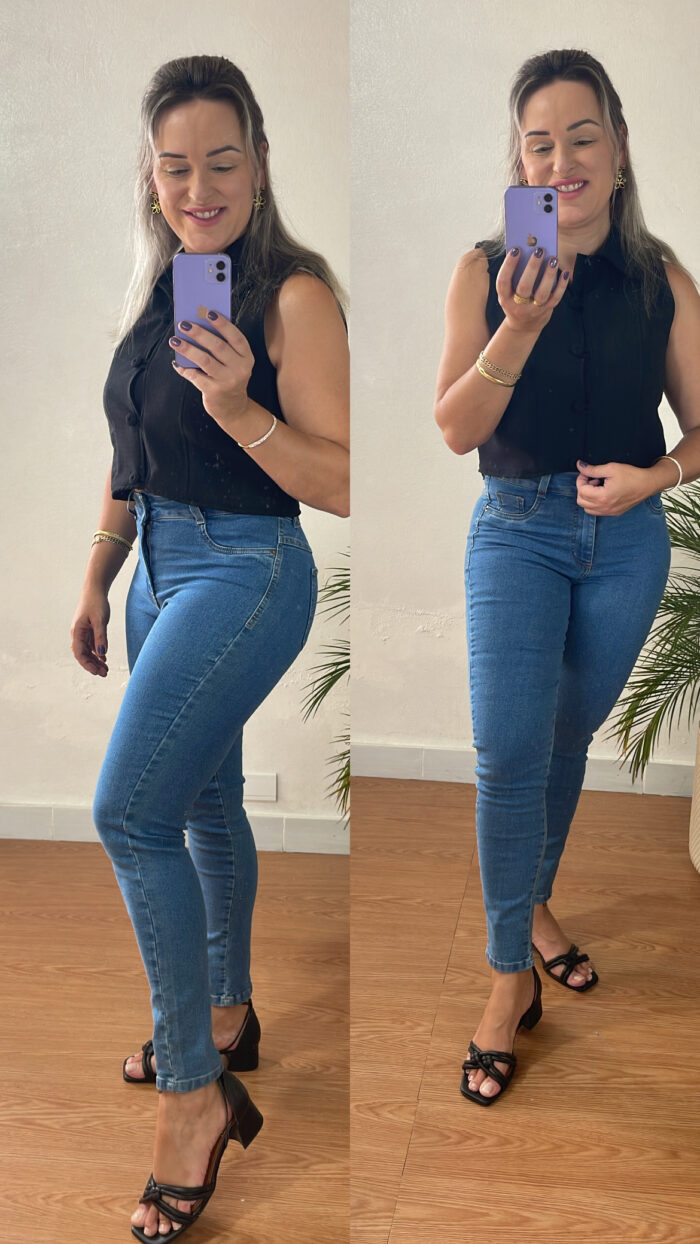 calça jeans cropped calça jeans cropped