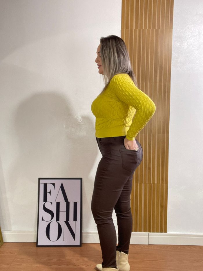 calça pu marrom calça pu marrom