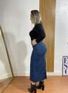 saia jeans midi