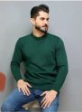 sueter masculino gola redonda verde 842