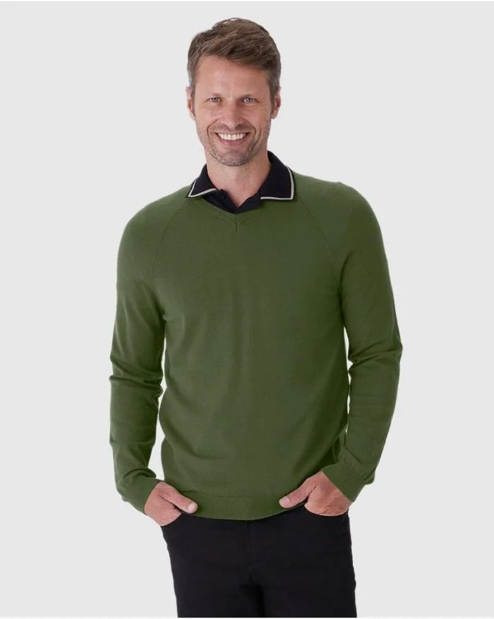 sueter masculino verde 841