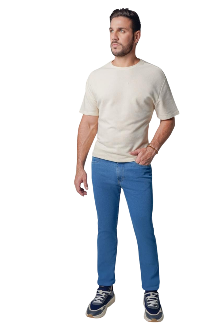 calça jeans masculina classic slim 873