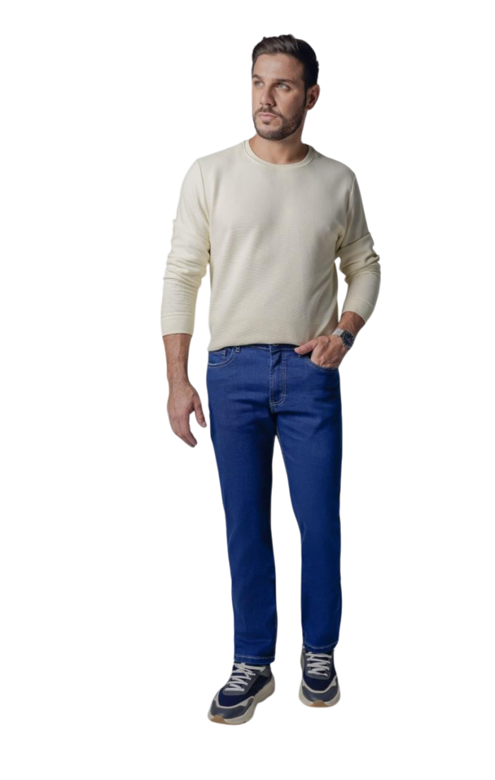 calça jeans masculina regular 891