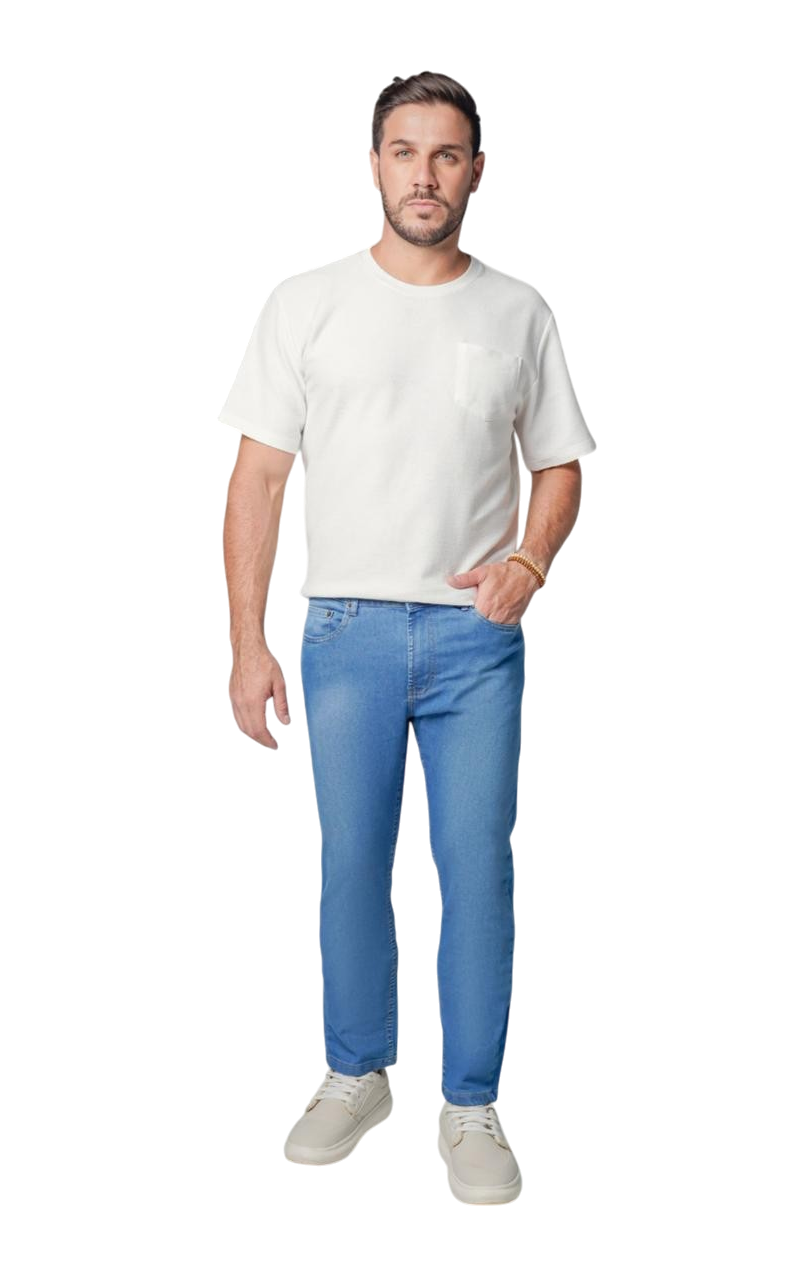 calça jeans masculina classic slim 896