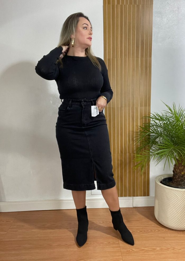 saia jeans midi 1335 saia jeans midi 1335