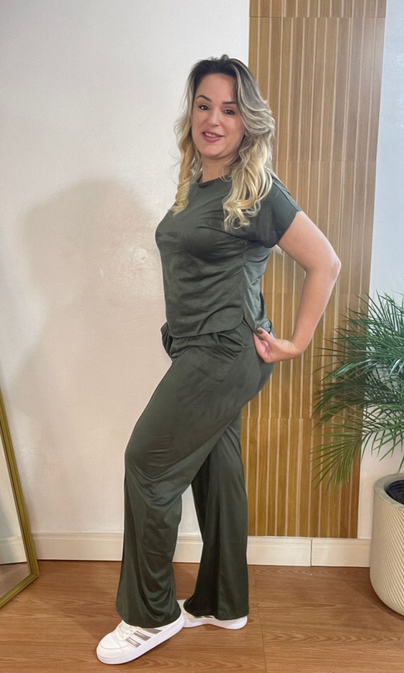 conjunto pantalona verde militar conjunto pantalona verde militar
