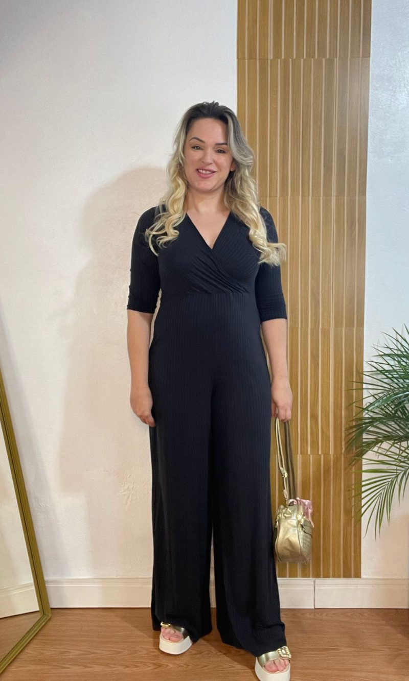 macacão pantalona canelado