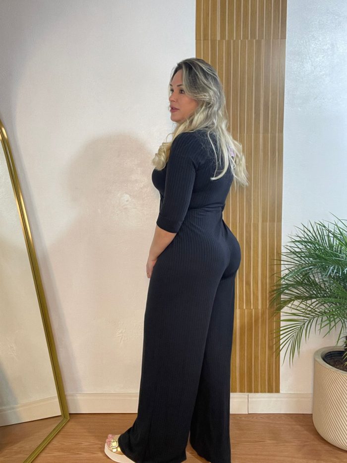 macacão pantalona canelado macacão pantalona canelado