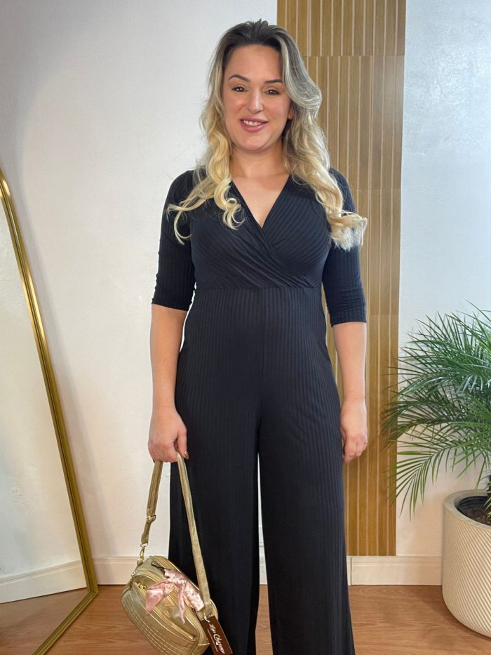 macacão pantalona canelado macacão pantalona canelado