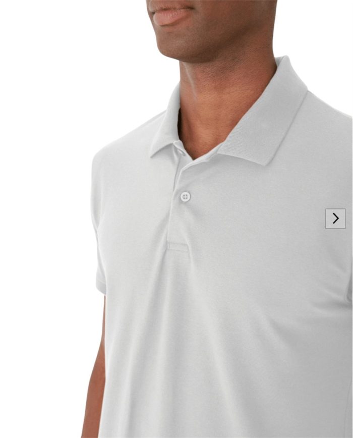 camisa polo básica masculina em piquet strech branca camisa polo básica masculina em piquet strech branca