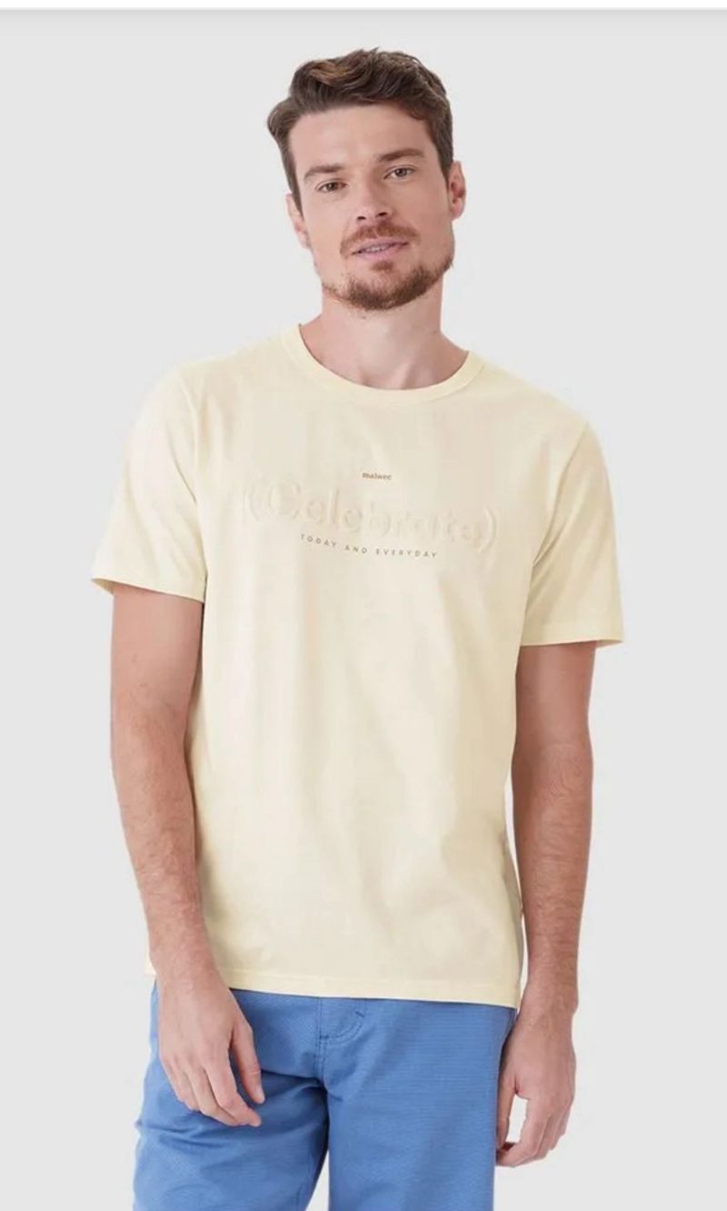 camiseta masculina estampa alto relevo 3393