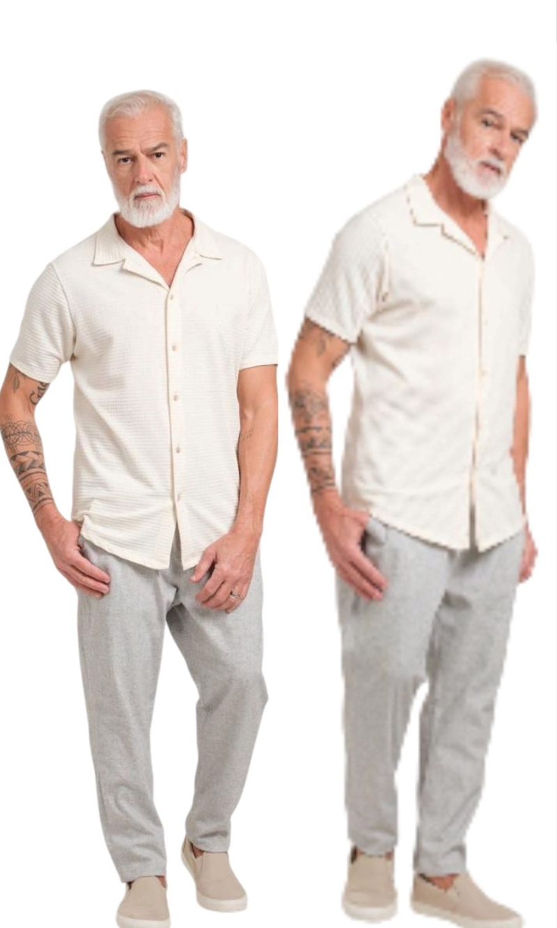 calça linho masculina