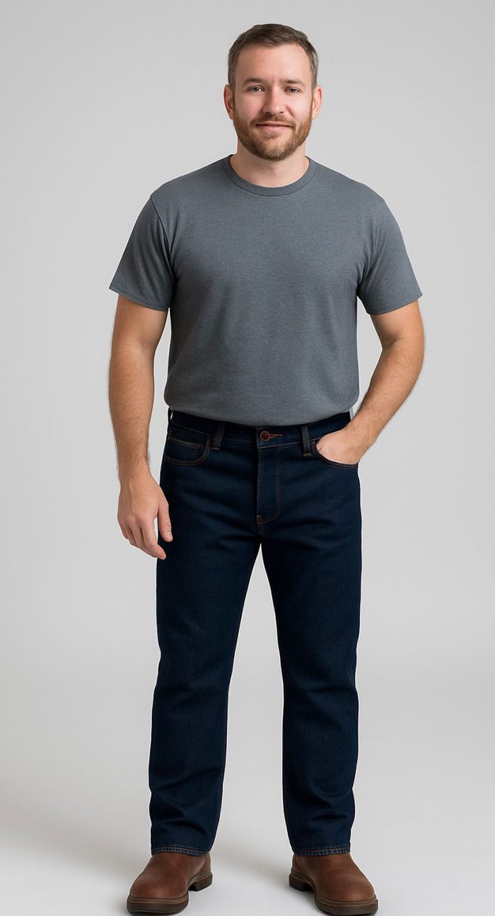 calça jeans de trabalho