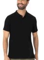 camisa polo básica masculina preta