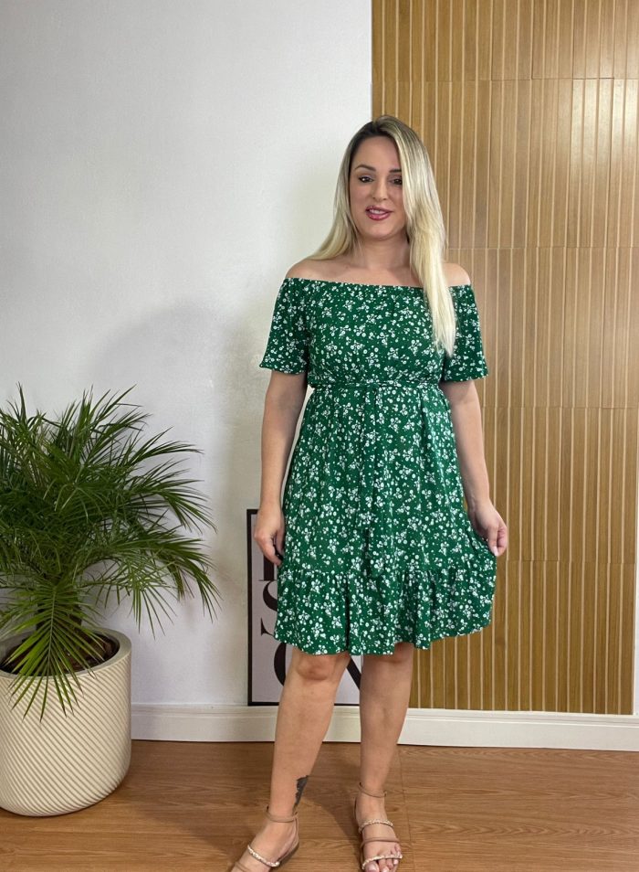 vestido ciganinha em liganete verde vestido ciganinha em liganete verde