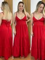 vestido longo vermelho
