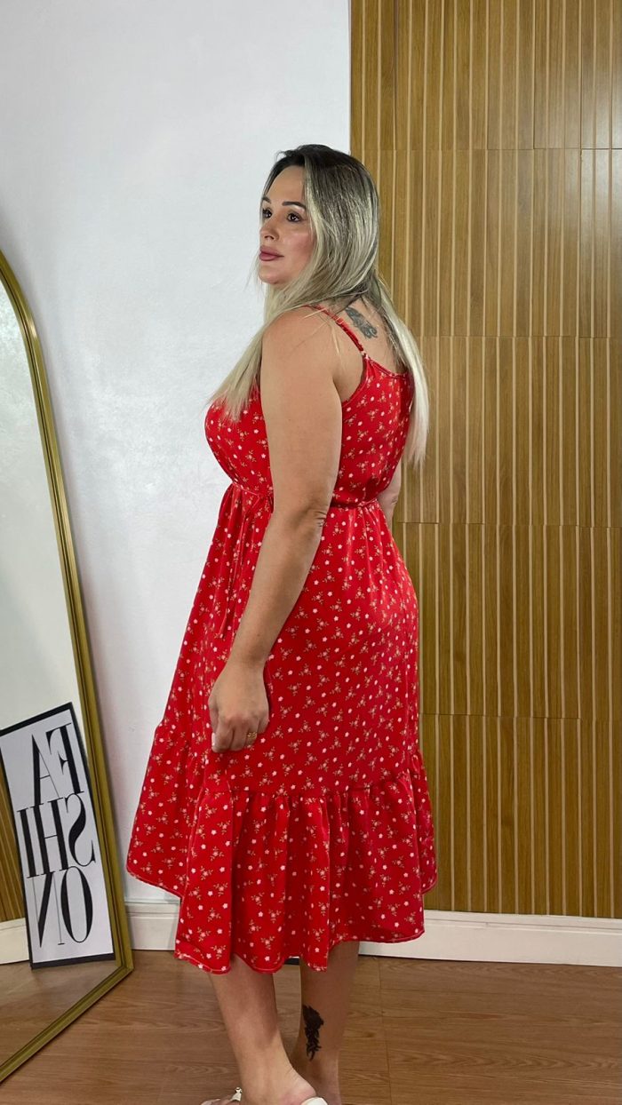 vestido estampado vermelho vestido estampado vermelho