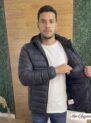 jaqueta puffer masculina naylon com capuz removível