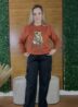 blusa moletom terracota