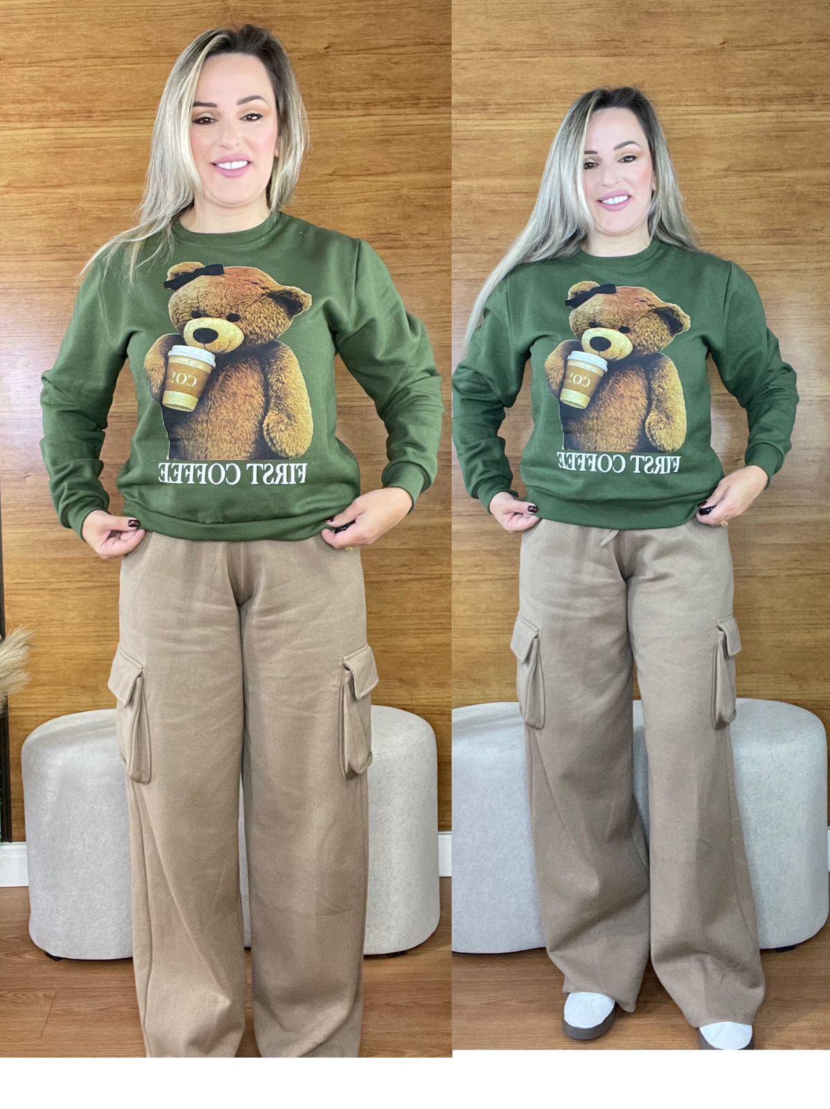 blusa moletom verde blusa moletom verde