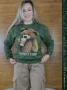 blusa moletom verde