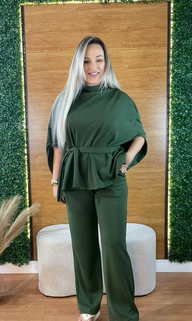 conjunto pantalona anarruga verde conjunto pantalona anarruga verde