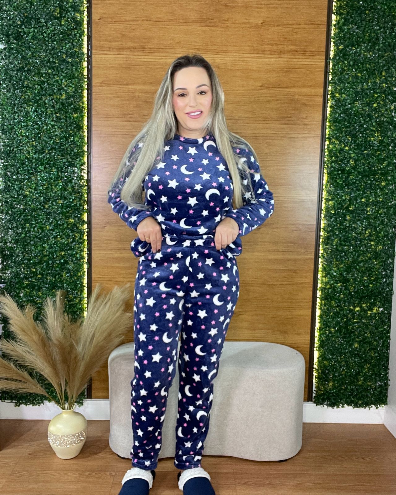 pijama plush fleece estampa estrela 9938 pijama plush fleece estampa estrela 9938