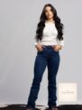 calça country feminina bordada