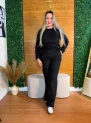 conjunto teddy preto feminino peluciado