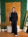 conjunto teddy preto feminino peluciado